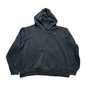 Puma Mens Sweatshirt Hoodie XL‎ Black Athletic Super Soft Pullover Spellout